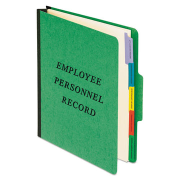 Pendaflex® Vertical Style Personnel Folders, 1-3-cut Tabs, Center Position, Letter Size, Green freeshipping - TVN Wholesale